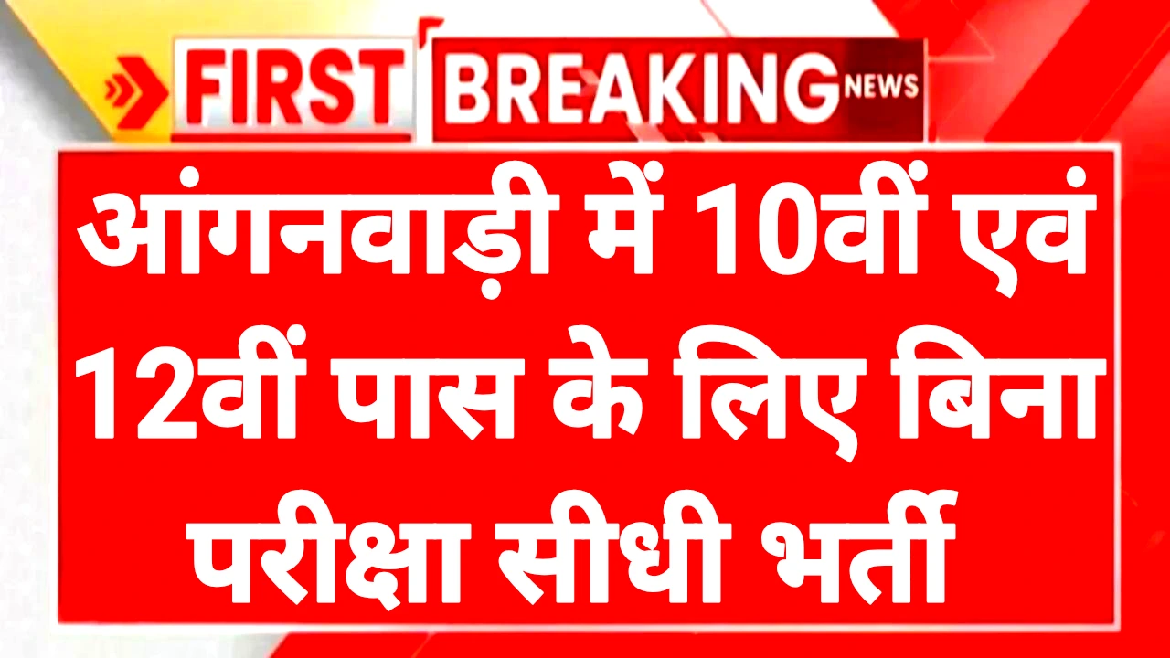 Aaganwadi Recruitment 2025